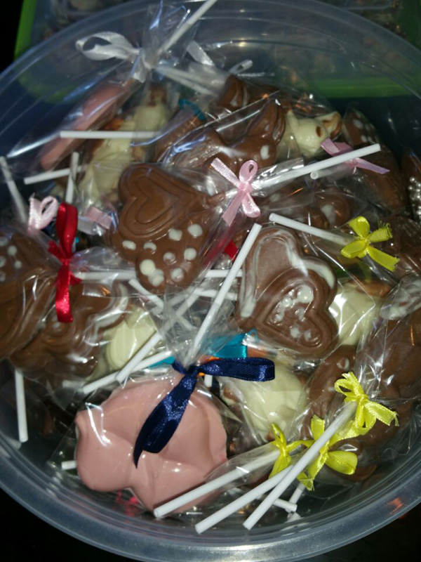 Chocolate Lollipops
